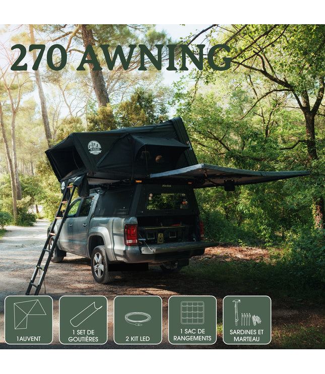 Vrijstaande luifel 270°