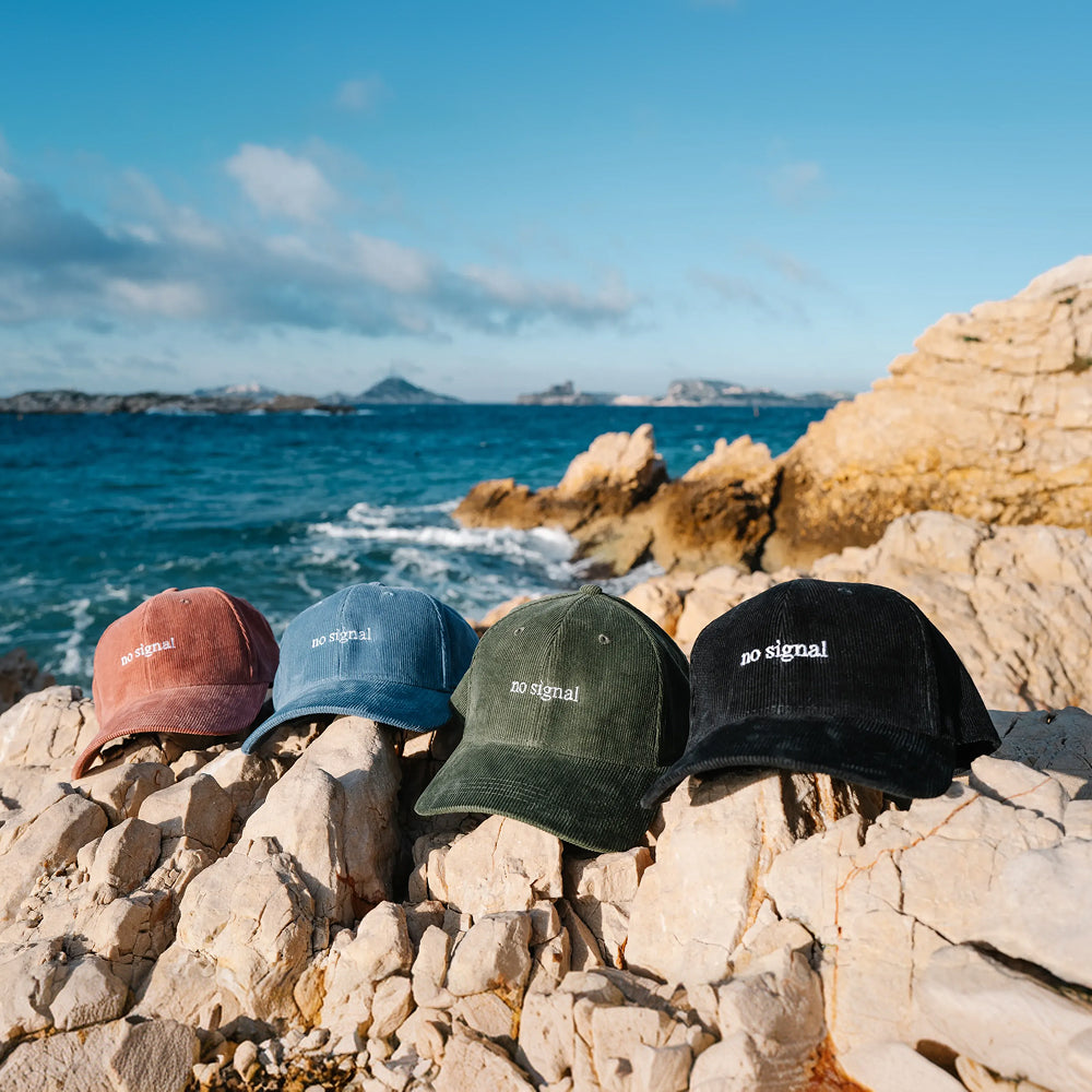Casquette "No Signal" – Velours Côtelé