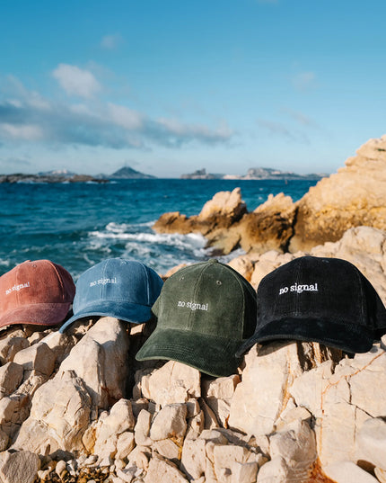 Casquette "No Signal" – Velours Côtelé